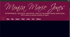 Desktop Screenshot of monicamariejones.com
